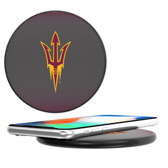 Arizona State Sun Devils Linen 15-Watt Wireless Charger-0