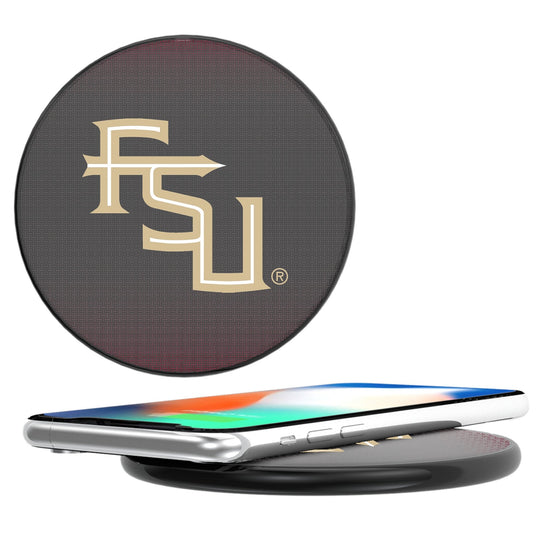 Florida State Seminoles Linen 15-Watt Wireless Charger-0