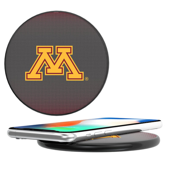 Minnesota Golden Gophers Linen 15-Watt Wireless Charger-0