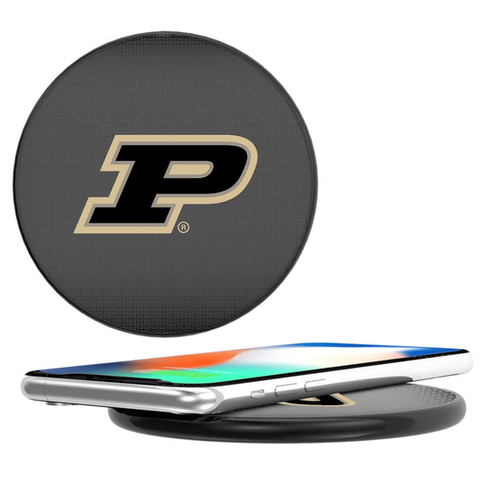 Purdue Boilermakers Linen 15-Watt Wireless Charger-0