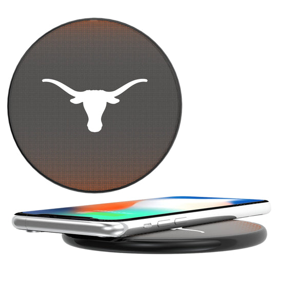 Texas Longhorns Linen 15-Watt Wireless Charger-0