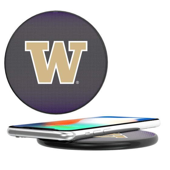 Washington Huskies Linen 15-Watt Wireless Charger-0