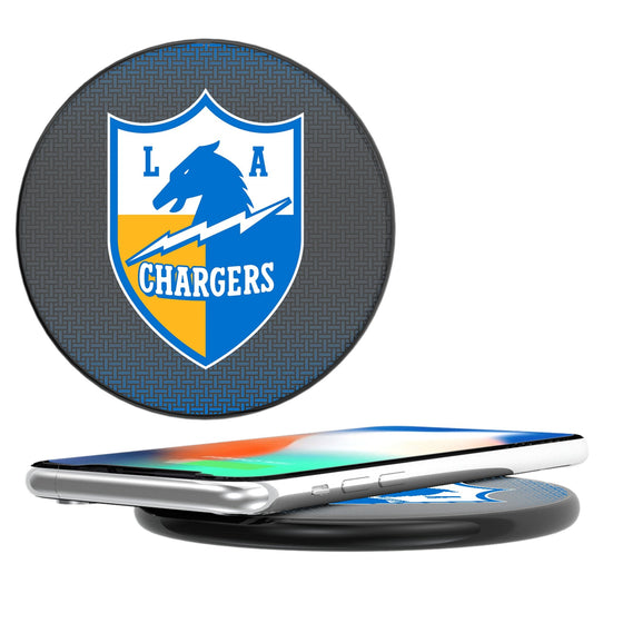 Los Angeles Chargers Historic Collection Linen 15-Watt Wireless Charger-0