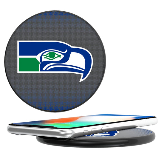 Seattle Seahawks Historic Collection Linen 15-Watt Wireless Charger-0