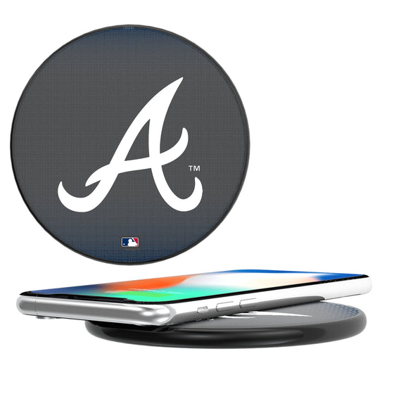 Atlanta Braves Linen 15-Watt Wireless Charger-0