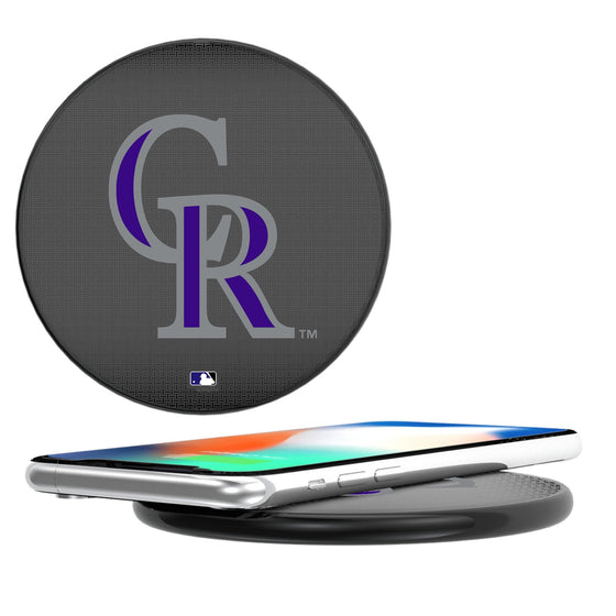 Colorado Rockies Linen 15-Watt Wireless Charger-0