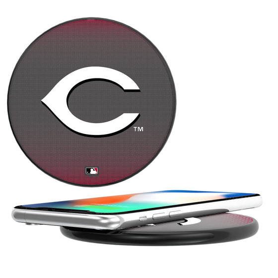 Cincinnati Reds Linen 15-Watt Wireless Charger-0