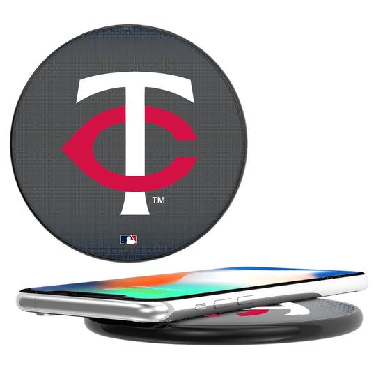 Minnesota Twins Linen 15-Watt Wireless Charger-0