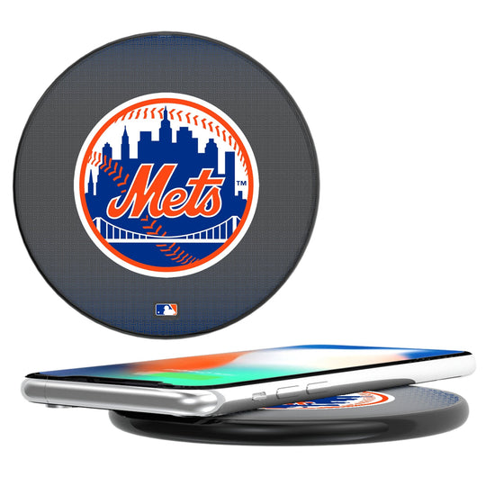 New York Mets Linen 15-Watt Wireless Charger-0