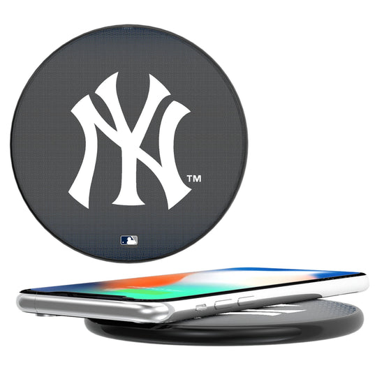 New York Yankees Linen 15-Watt Wireless Charger-0