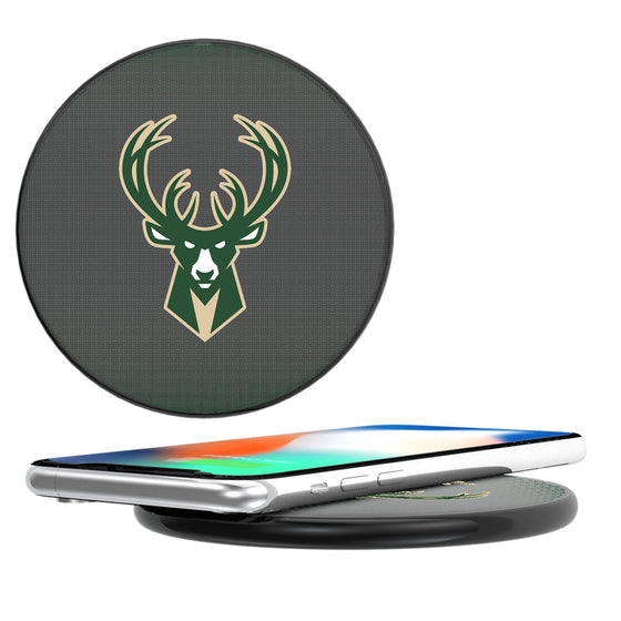 Milwaukee Bucks Linen 15-Watt Wireless Charger-0