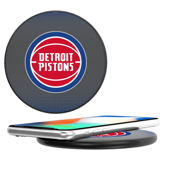 Detroit Pistons Linen 15-Watt Wireless Charger-0