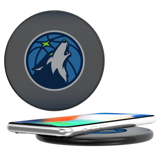 Minnesota Timberwolves Linen 15-Watt Wireless Charger-0