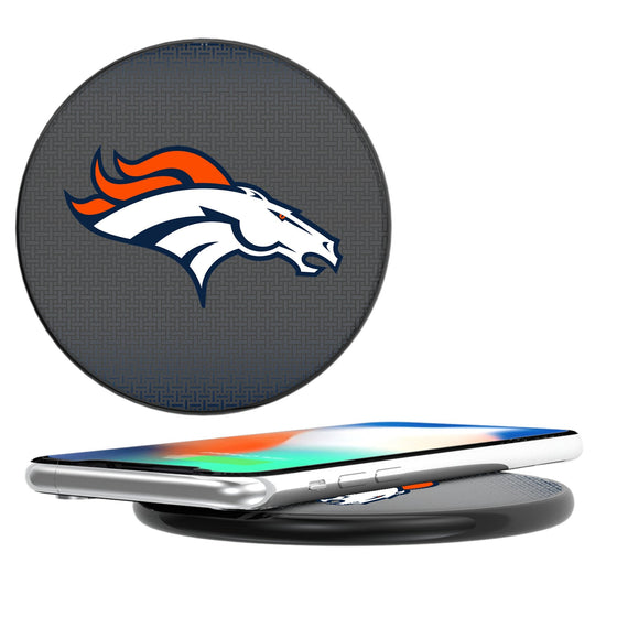 Denver Broncos Linen 15-Watt Wireless Charger-0