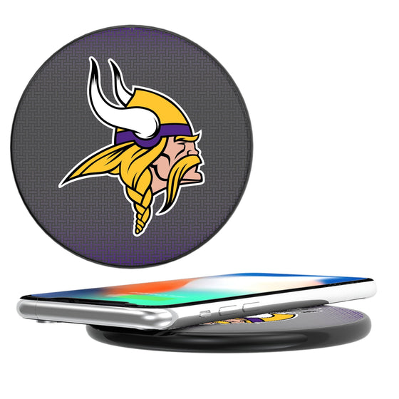 Minnesota Vikings Linen 15-Watt Wireless Charger-0