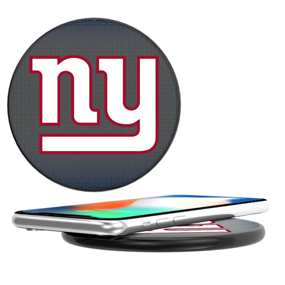 New York Giants Linen 15-Watt Wireless Charger-0