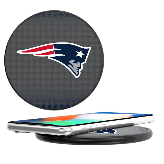 New England Patriots Linen 15-Watt Wireless Charger-0