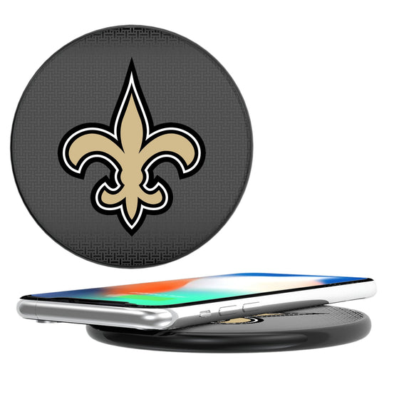 New Orleans Saints Linen 15-Watt Wireless Charger-0