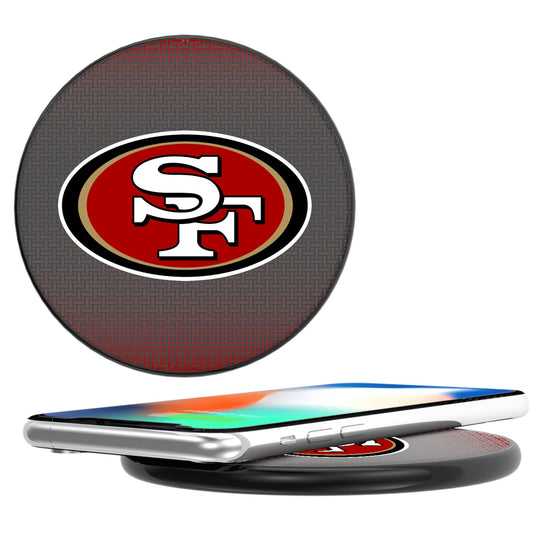 San Francisco 49ers Linen 15-Watt Wireless Charger-0