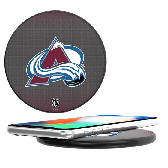 Colorado Avalanche Linen 15-Watt Wireless Charger-0