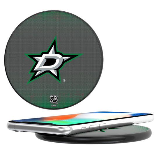 Dallas Stars Linen 15-Watt Wireless Charger-0