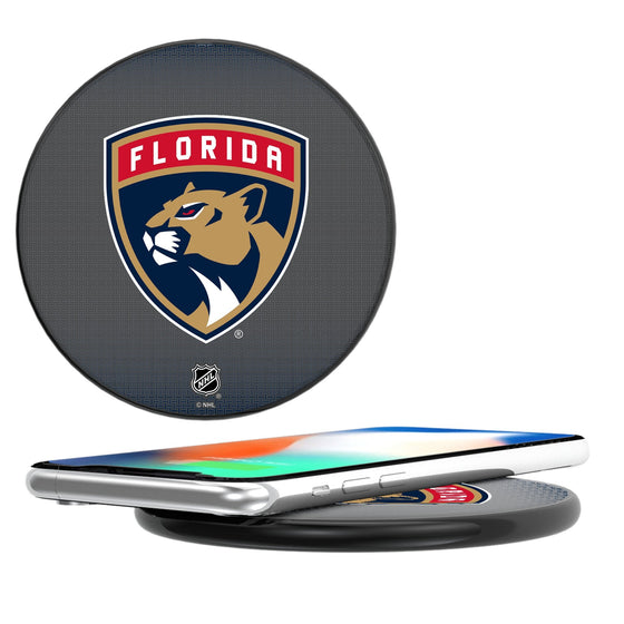 Florida Panthers Linen 15-Watt Wireless Charger-0