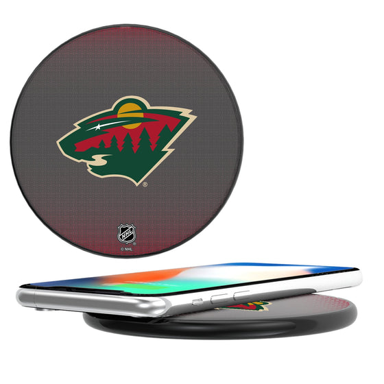 Minnesota Wild Linen 15-Watt Wireless Charger-0