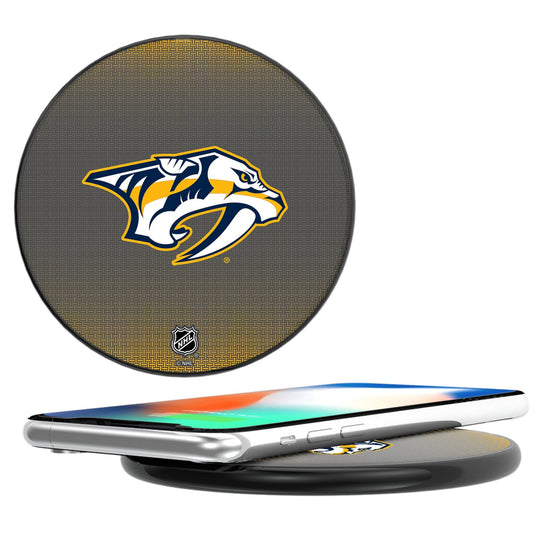 Nashville Predators Linen 15-Watt Wireless Charger-0