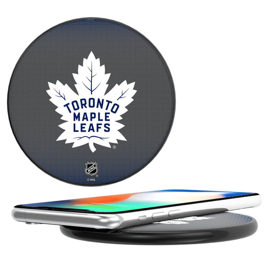 Toronto Maple Leafs Linen 15-Watt Wireless Charger-0