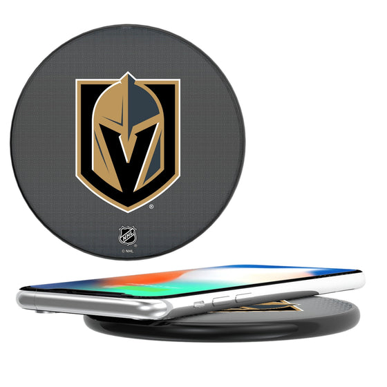 Vegas Golden Knights Linen 15-Watt Wireless Charger-0