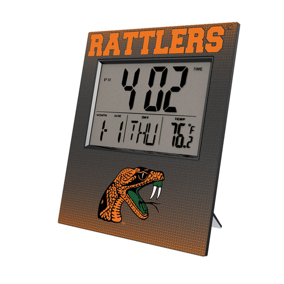 Florida A&M University Rattlers Linen Wall Clock-0