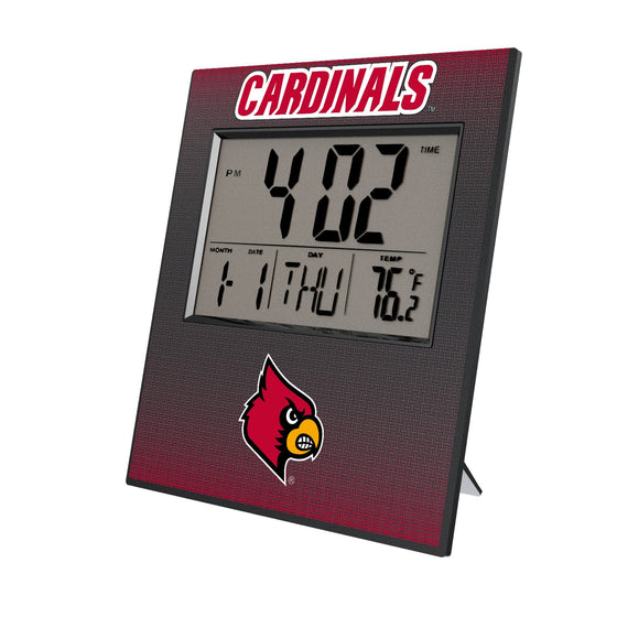 Louisville Cardinals Linen Wall Clock-0