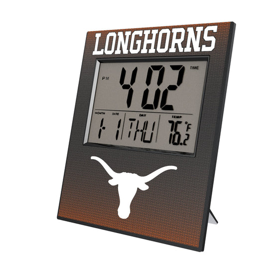 Texas Longhorns Linen Wall Clock-0