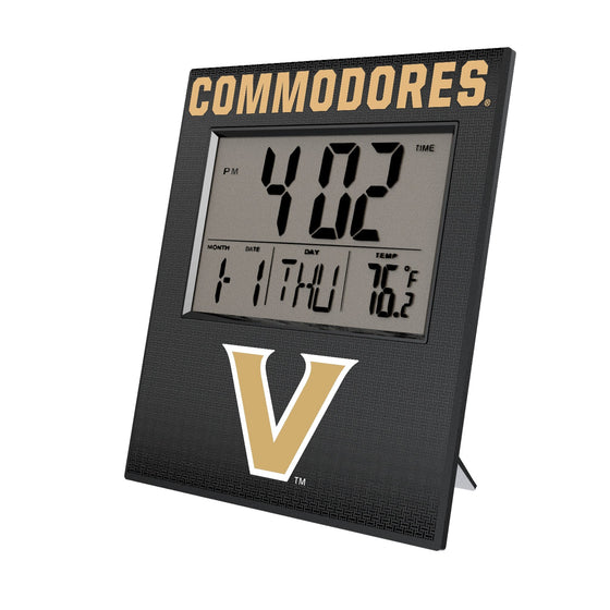 Vanderbilt Commodores Linen Wall Clock-0