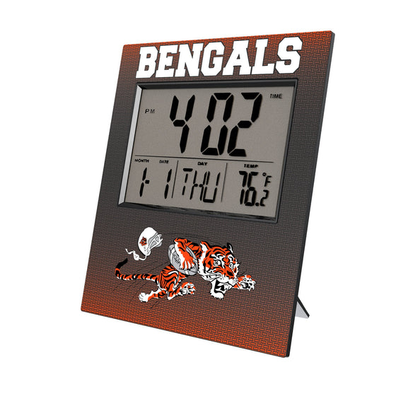 Cincinnati Bengals Historic Collection Linen Wall Clock-0