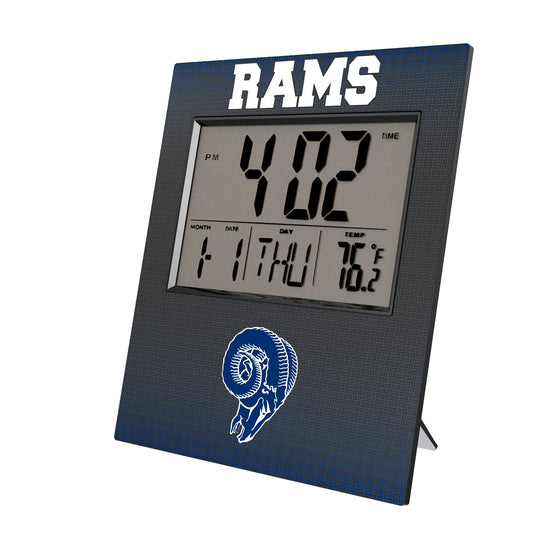 Los Angeles Rams Historic Collection Linen Wall Clock-0