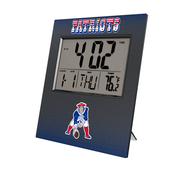 New England Patriots Historic Collection Linen Wall Clock-0