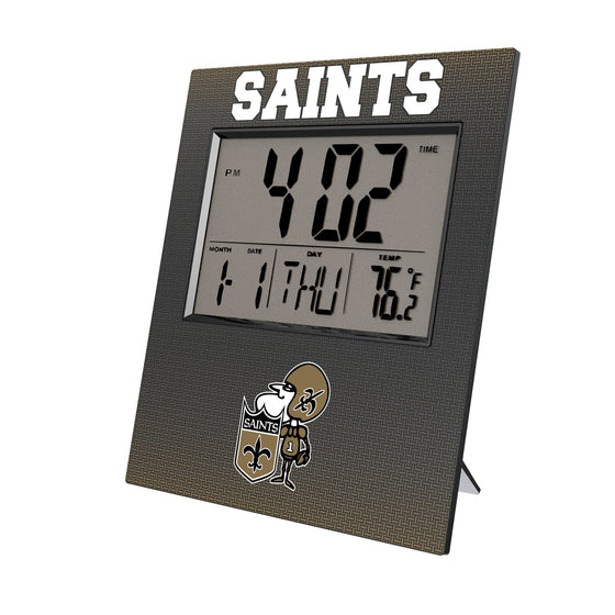 New Orleans Saints Historic Collection Linen Wall Clock-0