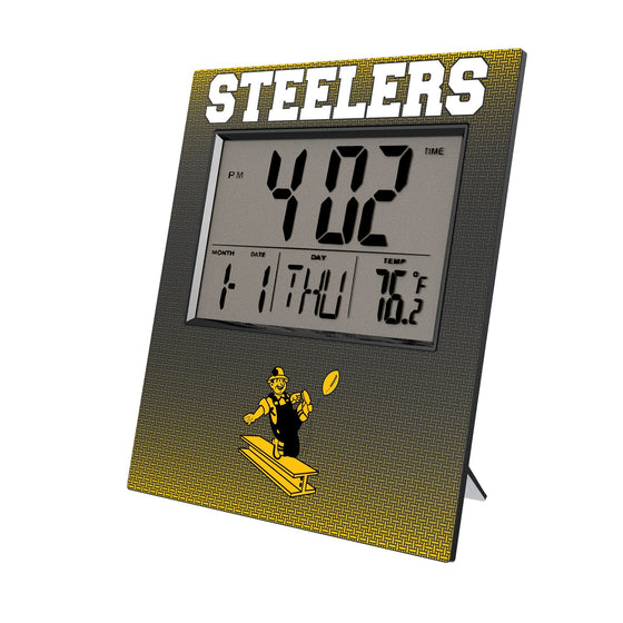 Pittsburgh Steelers 1961 Historic Collection Linen Wall Clock-0