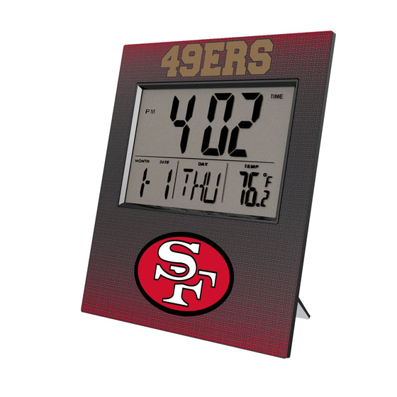 San Francisco 49ers Historic Collection Linen Wall Clock-0