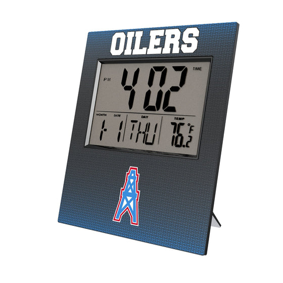 Houston Oilers Historic Collection Linen Wall Clock-0