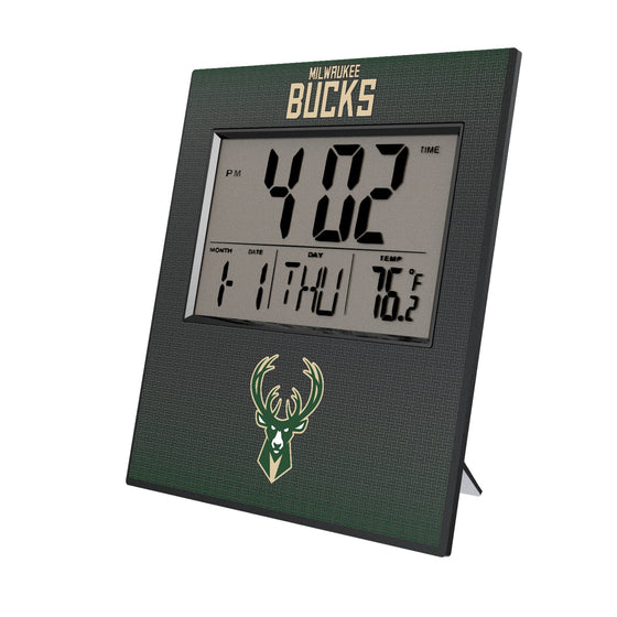 Milwaukee Bucks Linen Wall Clock-0