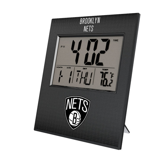 Brooklyn Nets Linen Wall Clock-0