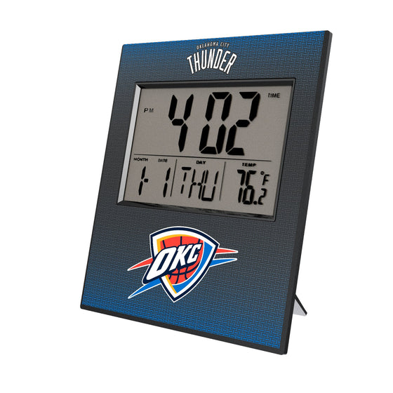 Oklahoma City Thunder Linen Wall Clock-0