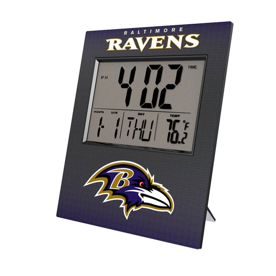 Baltimore Ravens Linen Wall Clock-0