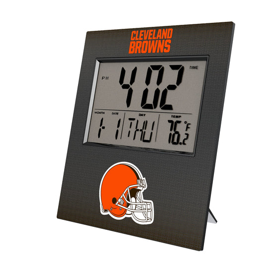 Cleveland Browns Linen Wall Clock-0