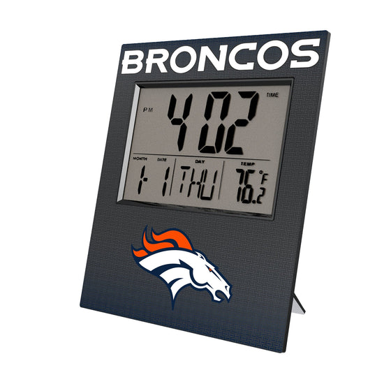 Denver Broncos Linen Wall Clock-0