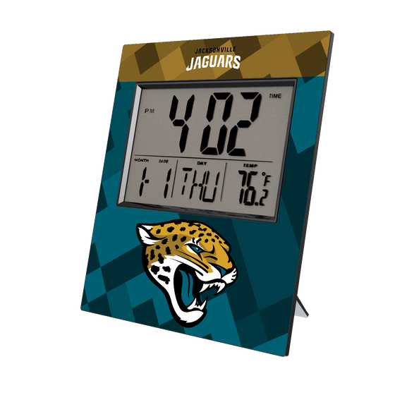 Jacksonville Jaguars Color Block Wall Clock-0