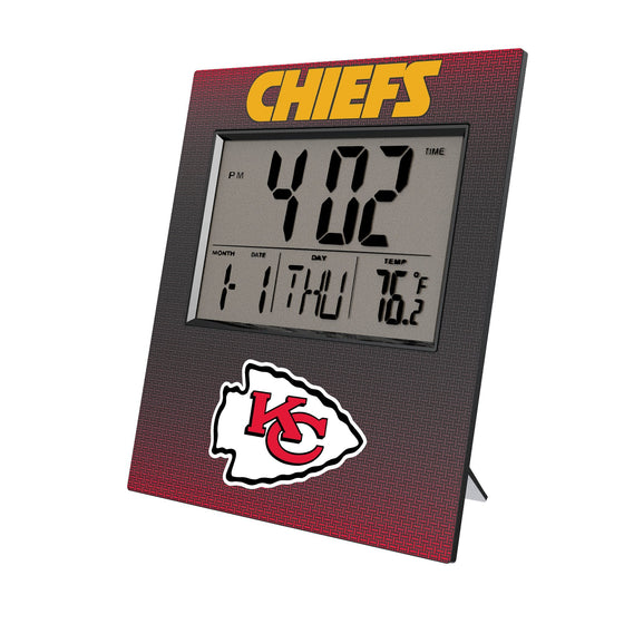 Kansas City Chiefs Linen Wall Clock-0