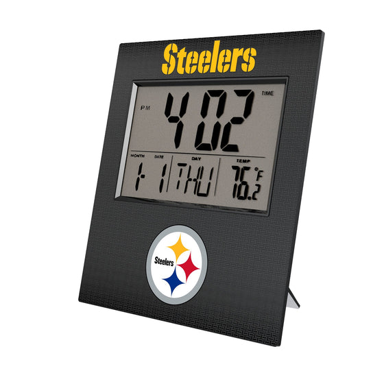 Pittsburgh Steelers Linen Wall Clock-0